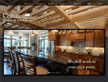 Tablet Screenshot of collinsbuildinggroup.com